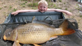 3 Day Back Country Camping amp Fishing  6 Yr Old Catches MONSTER CARP [upl. by Aliuqahs]