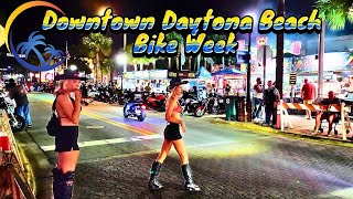 Daytona Bike Week 2024  Downtown Main Street Daytona Beach [upl. by Iel]