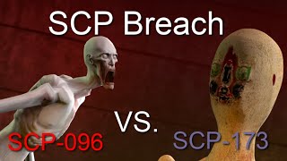 SCP096 Vs SCP173 SFM [upl. by Alahcim]