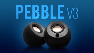 Creative Pebble V3  Minimalistic 20 USBC Speakers with Bluetooth® 50 [upl. by Eerized93]