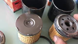 Oil filter comparison [upl. by Cyb]