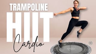 30 MIN Rebounding HIIT Workout  At Home Fat Burning CARDIO Mini Trampoline [upl. by Amitak]