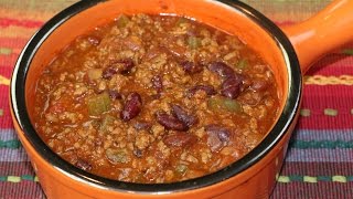 Chili Recipe  How to Make Homemade Chili [upl. by Hsoj]