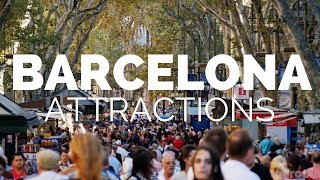 10 Top Tourist Attractions in Barcelona  Travel Video [upl. by Anear]