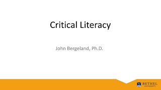 Critical Literacy [upl. by Barbur807]