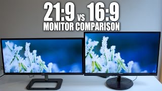 LG Ultrawide 29quot 219 vs Philips 27quot 169 1080p Display Comparison 29UB65P [upl. by Neysa]