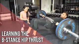 Learning the BStance Hip Thrust [upl. by Kincaid]