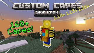 Windows 10 Minecraft Bedrock Edition  How To Install Custom Capes Skin Pack In 114 [upl. by Eulalee98]