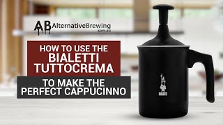 How to Use the Bialetti Tuttocrema Milk Frother [upl. by Eartnoed]