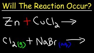 Chemistry  Will The Reaction Occur [upl. by Lovash433]