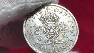 Two shillings 1949 Georgivs 6 [upl. by Zapot660]