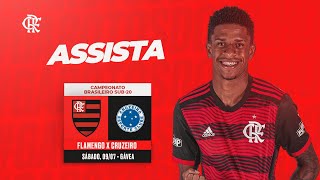 Flamengo x Cruzeiro  Campeonato Brasileiro Sub20 AO VIVO [upl. by Eerdua]