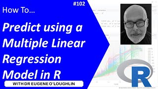 How To Make a Prediction using a Multiple Linear Regression Model in R 102 [upl. by Yaakov165]