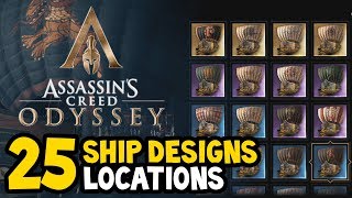 Assassins Creed Odyssey  All Ancient Tablet Locations Guide MAP INCLUDED [upl. by Notseh]