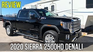 Review 2020 GMC Sierra 2500HD Denali Crew Cab 66L Duramax [upl. by Adolph353]