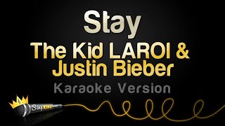 The Kid LAROI amp Justin Bieber  Stay Karaoke Version [upl. by Laekcim524]