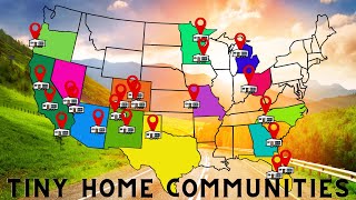 Current Tiny Home Communities In The USA [upl. by Charlena]