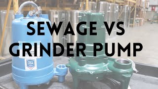 Sewage vs Grinder Pumps [upl. by Simaj]