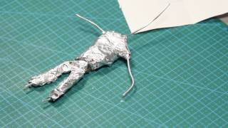 How to Make an ARMATURE for POLYMER CLAY FIGURES [upl. by Giraud]