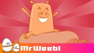 Pork  animated music video  MrWeebl [upl. by Dominica606]