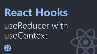 React Hooks Tutorial  22  useReducer with useContext [upl. by Hgielra]