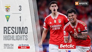 Resumo Benfica 31 Estoril Liga 2324 25 [upl. by Odilia313]