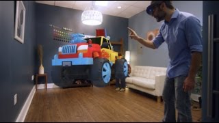 Microsoft HoloLens HoloStudio [upl. by Narrad745]