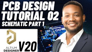 PCB Design Tutorial 02 for Beginners Altium v20  Schematic [upl. by Champ99]