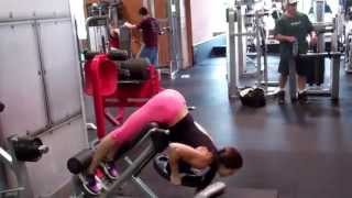 Back hyperextensions [upl. by Enyallij]