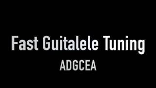 ADGCEA Tuning  Fast Guitalele Tuning [upl. by Kartis]