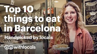 What to eat and where to eat in Barcelona 👫 Handpicked by locals 🥘 [upl. by Onnem138]