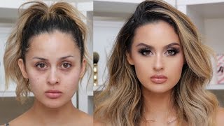 FULL COVERAGE GLAM MAKEUP TUTORIAL [upl. by Nirat]