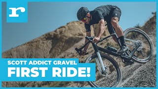 First ride  Scott Addict Gravel 2022 [upl. by Ymmat]