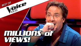 TOP 10  MOST VIEWED Blind Auditions of The Voice Kids [upl. by Zicarelli]