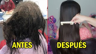 CABELLO SIN NUDOS NI ENREDOS  RUTINA DE NOCHE  May López [upl. by Ellenej]