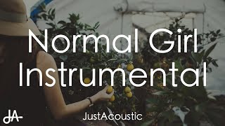 Normal Girl  SZA Acoustic Instrumental [upl. by Nettirb]