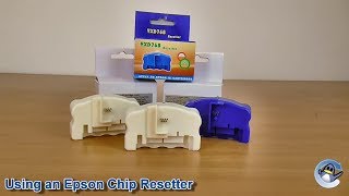 How to Use an Epson Chip Resetter [upl. by Kcirtemed904]