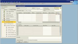 SAP Business One  How To  Inventory Revaluation [upl. by Eniruam]