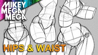 How To Draw HIPS amp WAIST [upl. by Juliann]