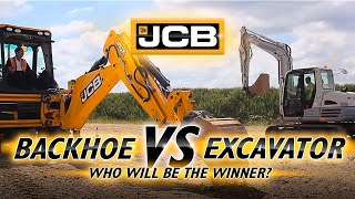 Backhoe vs Excavator [upl. by Artnoed]