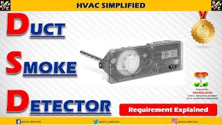 HVAC Training  DUCT SMOKE DETECTOR [upl. by Humphrey729]