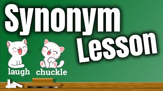 Synonyms Lesson Video [upl. by Odrick]