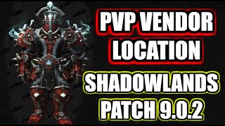 Where to find the PVP Vendors  World of Warcraft Shadowlands [upl. by Evelc]