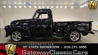 1950 Chevrolet 3100 Pickup  Gateway Classic Cars St Louis  6674 [upl. by Kcirredal]