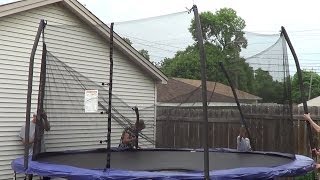 How to Set Up A Trampoline [upl. by Biddick]