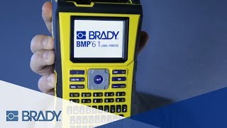 Brady BMP61 Label Printer Overview [upl. by Kitrak589]