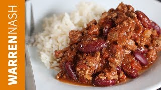 Chilli Con Carne Recipe  Easy Mexican favourite  Recipes by Warren Nash [upl. by Motch369]