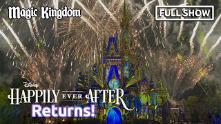 Happily Ever After Fireworks Return Performance 2023  Magic Kingdom [upl. by Reklaw377]