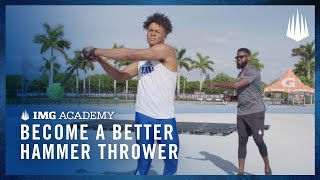 3 Track and Field Drills to Become a Better Hammer Thrower [upl. by Aimak]