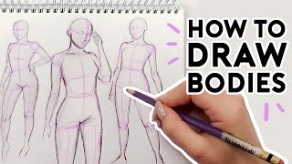 HOW TO DRAW BODIES  Drawing Tutorial [upl. by Merat]